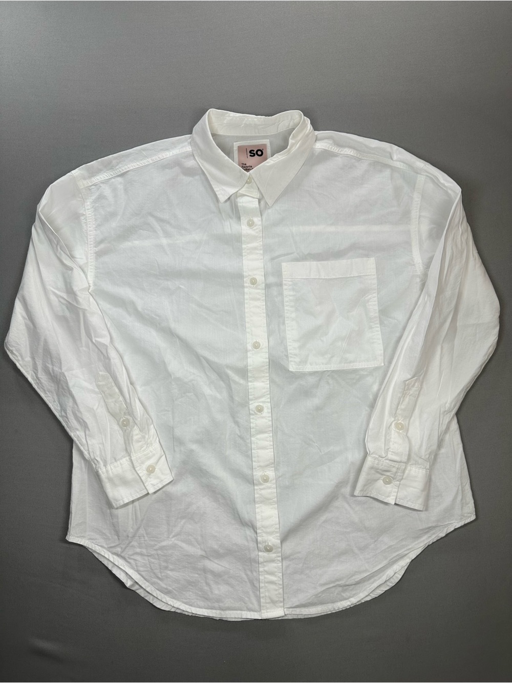 SO The Favorite Button-Down Shirt - Womens Small